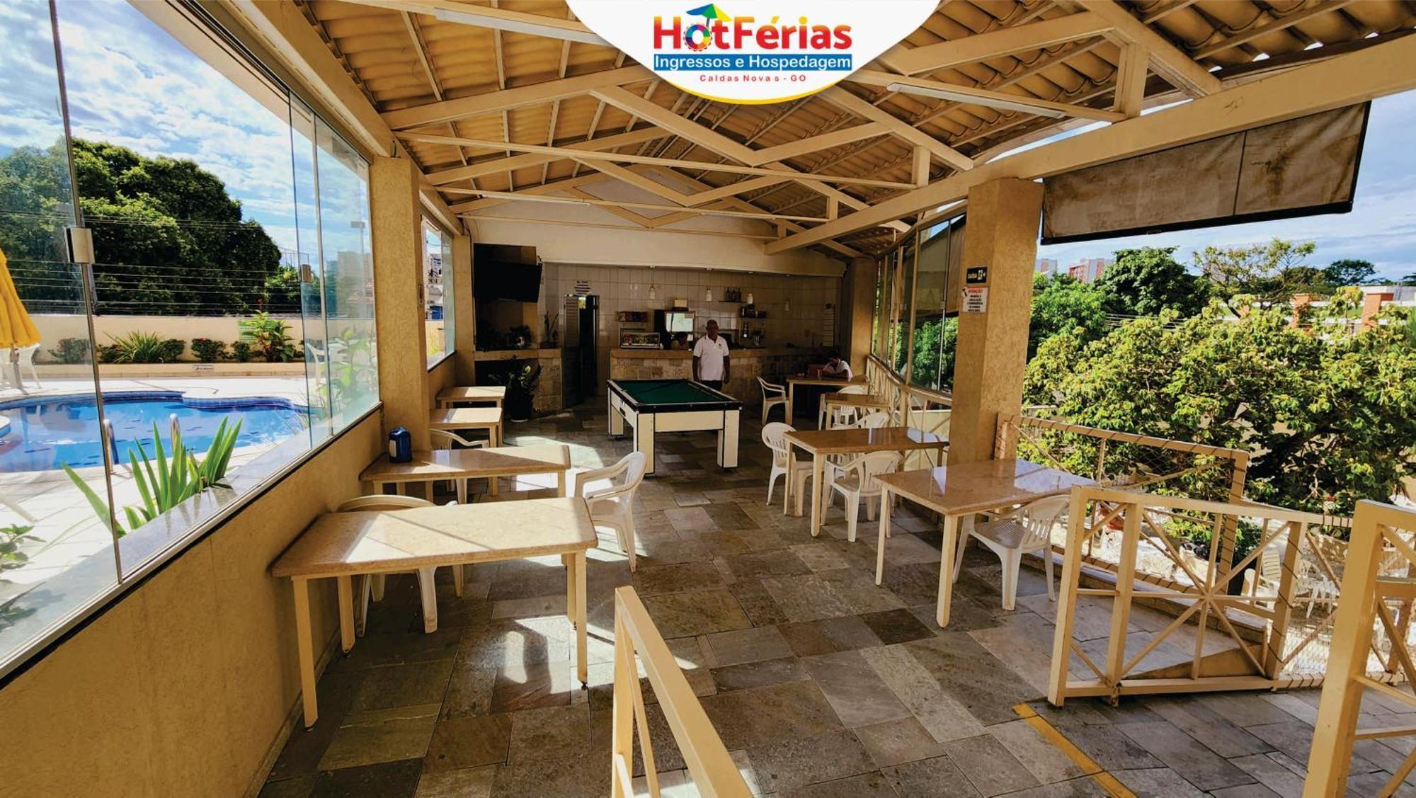 Flat Paradise, Piscinas Termais, Proximo Ao Centro - Hotferias Caldas Novas Exterior foto